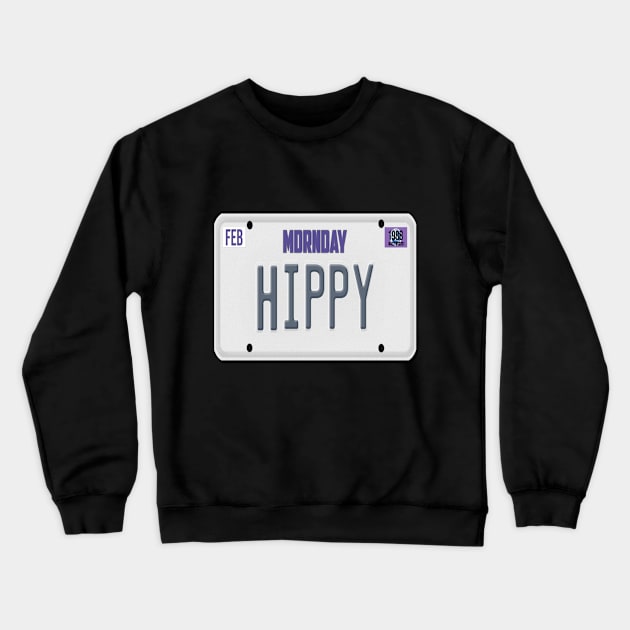 Hippy Plate Crewneck Sweatshirt by Mdrndayhippy